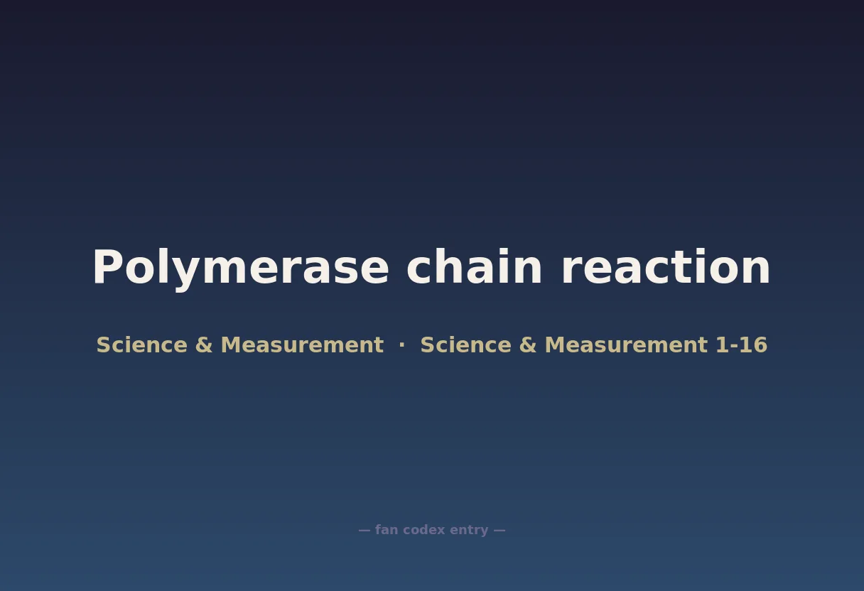 Polymerase chain reaction