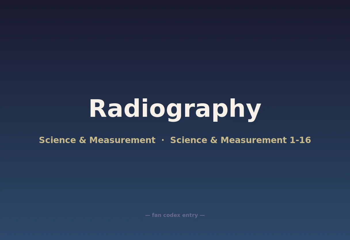 Radiography